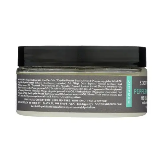 Soothing Touch Peppermint Rosemary Herbal Salt Scrub - 10 oz image {3}