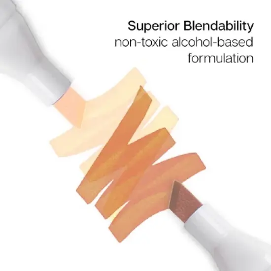 KINGART PRO Double-Ended Markers 12 Neutral Colors image {4}