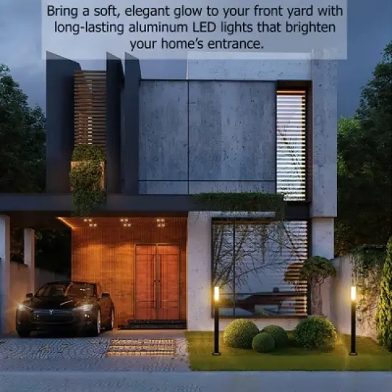 Gardenised LED Landscape Lighting IP65 Waterproof Outdoor Light Fixture with Durable Aluminum Housing 3000K Warm Light image {2}