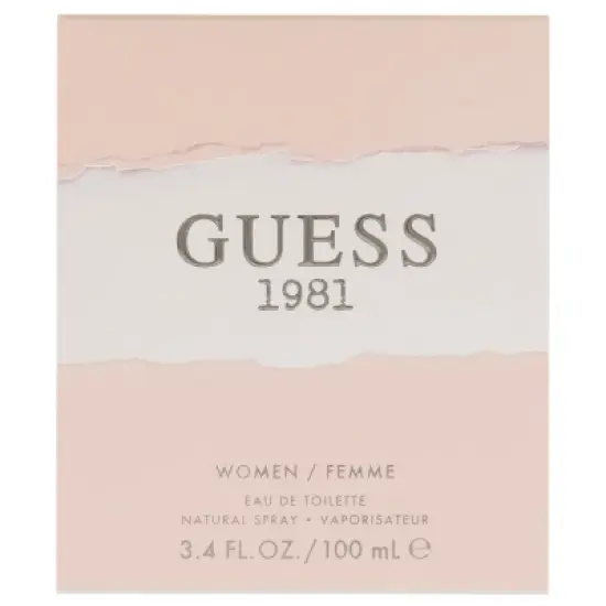 Guess 1981 Women's Perfume Eau De Toilette EDT Spray, 3.4 Fl. Oz. image {4}