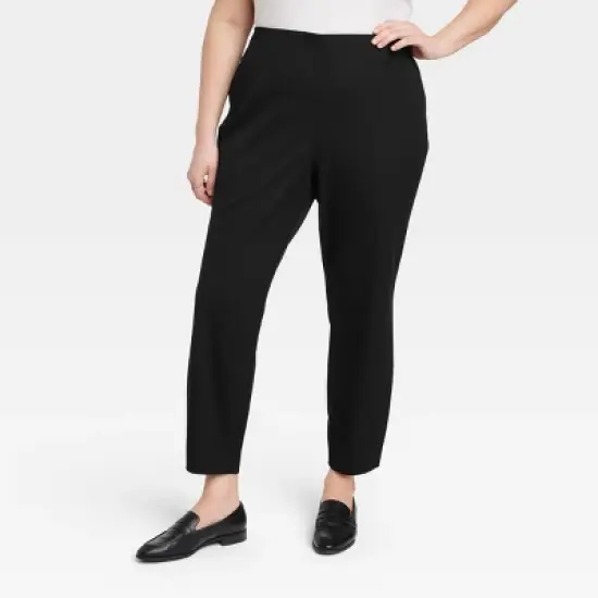 Women's High-Rise Slim Fit Ankle Pants - A New Day&trade; image {3}
