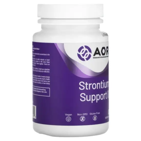 Advanced Orthomolecular Research AOR Strontium Support II, 341 mg , 60 Capsules image {3}