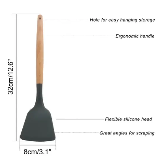 Unique Bargains Heat-Resistant Non-scratch Non-Stick Kitchen Turners image {1}