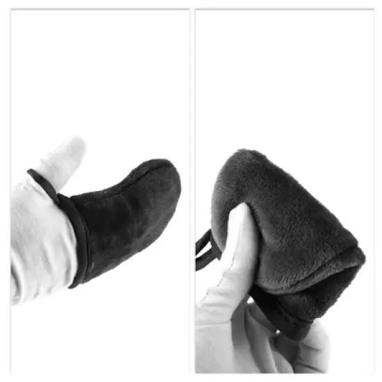 Unique Bargains Rectangular Glove Type Facial Sponges 3.94"x5.12" 1 Pc image {3}