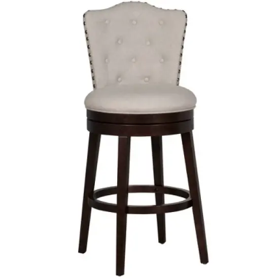 Edenwood Barstool Chocolate/Cream - Hillsdale Furniture image {2}