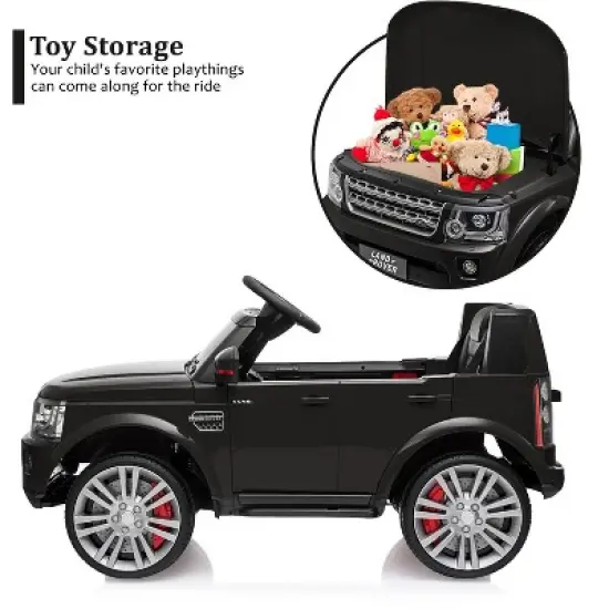 Licensed Land Rover Ride on Car, 12V 4.5MPH Ride on Toys for Toddler 3-8, Kids Electric Car with Parent Remote Control, Music Player, MP3, LED Lights image {3}