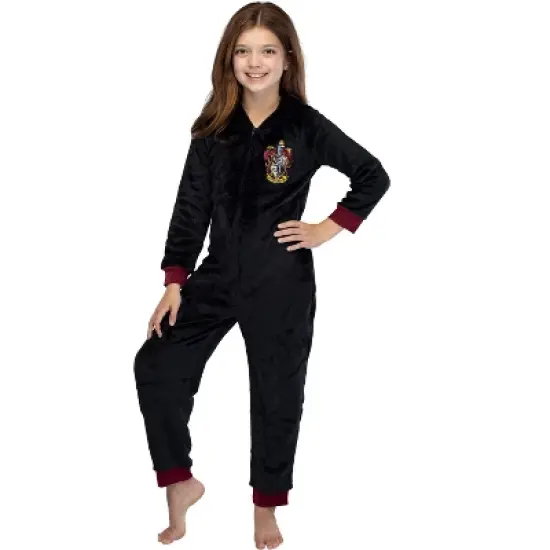 Harry Potter Unisex Kids Hooded Pajama Union Suit image {1}