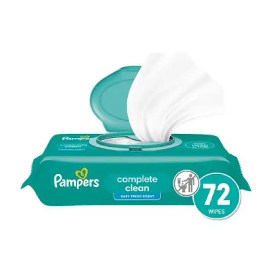 Pampers Complete Clean Baby Wipes Fresh Scent - 72ct image {11}