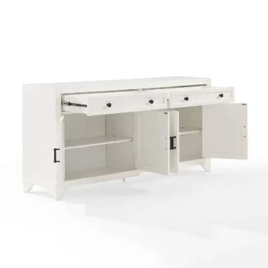 Tara Sideboard Distressed White - Crosley image {11}