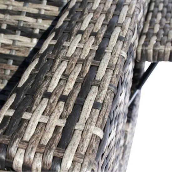 Courtyard Casual Miranda Outdoor Loveseat to Daybed Combo with Cushions image {2}