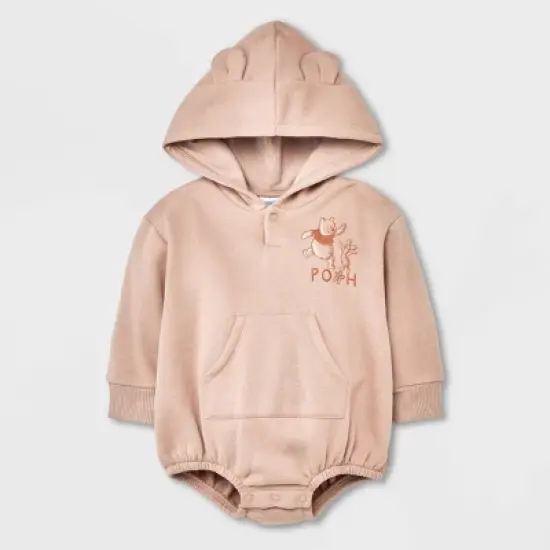 Baby Boys' Winnie the Pooh Sweatshirt Bodysuit - Beige image {4}