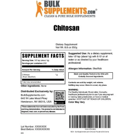 BulkSupplements Chitosan Powder image {5}
