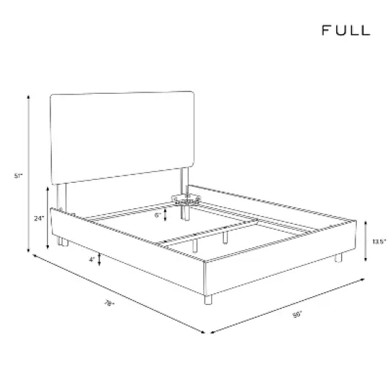 Edwardian Tufted Upholstered Bed - Cloth & Company image {4}