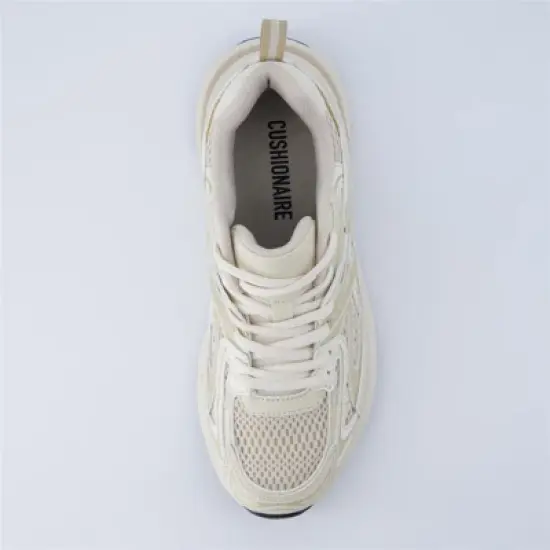 CUSHIONAIRE Sonic Casual Womens Walking Sneakers, Comfortable Lace-Up Chunky Tennis Shoes for Women with Memory Foam image {15}