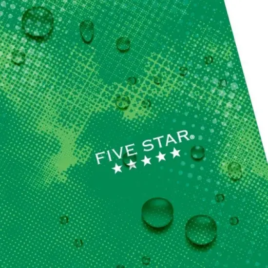 Five Star Active Subject Notebook 80ct Green image {5}