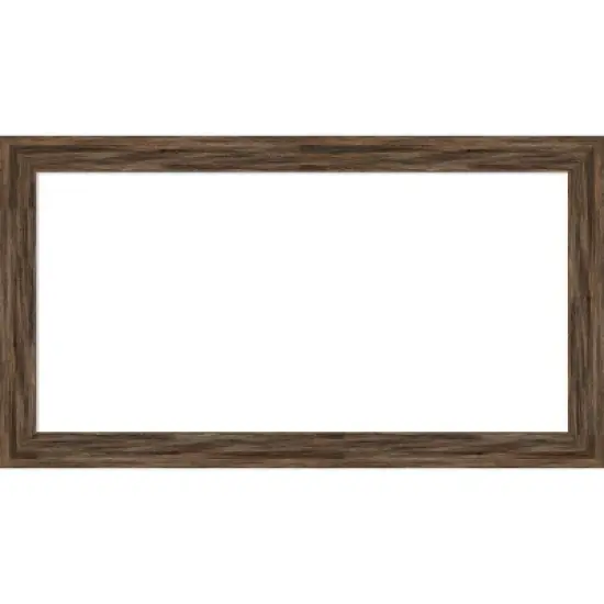 Amanti Art Regis Barnwood Mocha Narrow Framed Dry Erase Magnetic Board image {11}