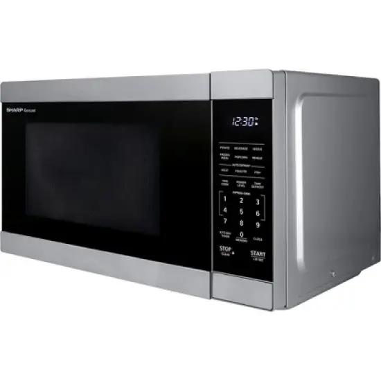 Sharp SMC1162HS 1.1 Cu. Ft. Stainless Steel Countertop Microwave image {1}
