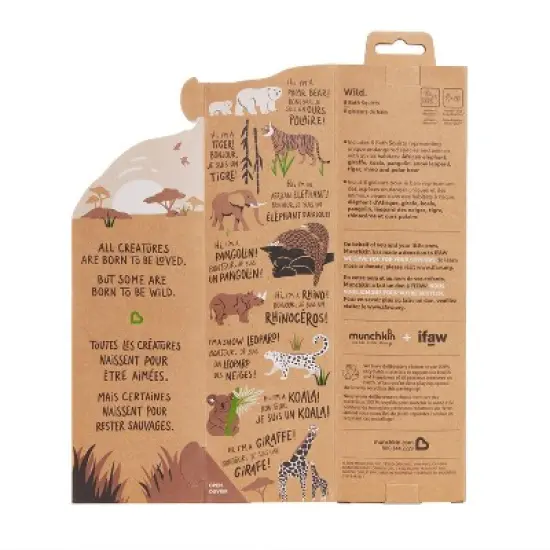 Munchkin Wild Animal Bath Toy Squirts - 8pk image {7}