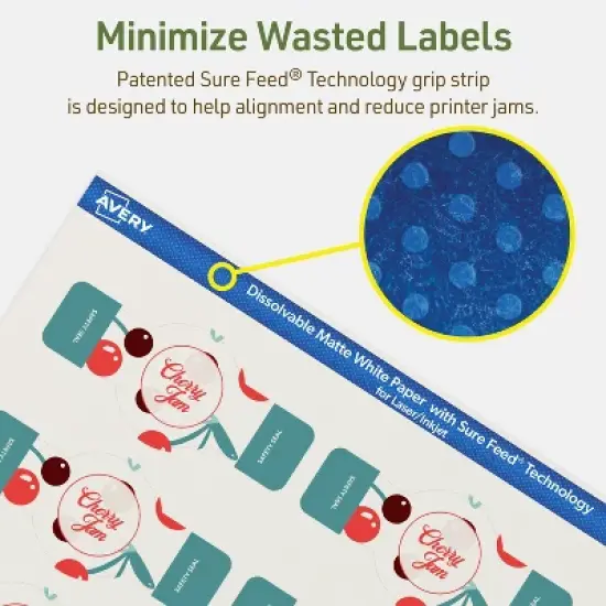Avery Dissolvable Wraparound Band Labels, 1.5" x 3.5", 50 Labels image {8}