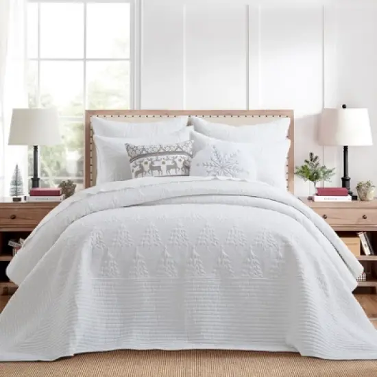 O Christmas Tree White Bedspread Set - Levtex Home image {7}