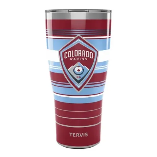 MLS Colorado Rapids 30oz Hype Stripe Stainless Steel Tumbler image {3}