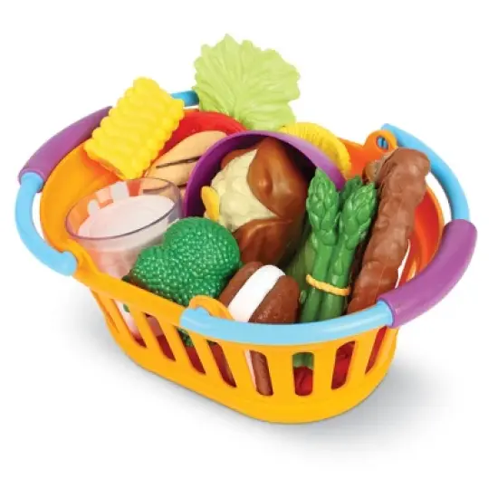 Learning Resouces New Sprouts - Play Dinner Basket, 18 Pieces, Ages 18 mos+ image {5}