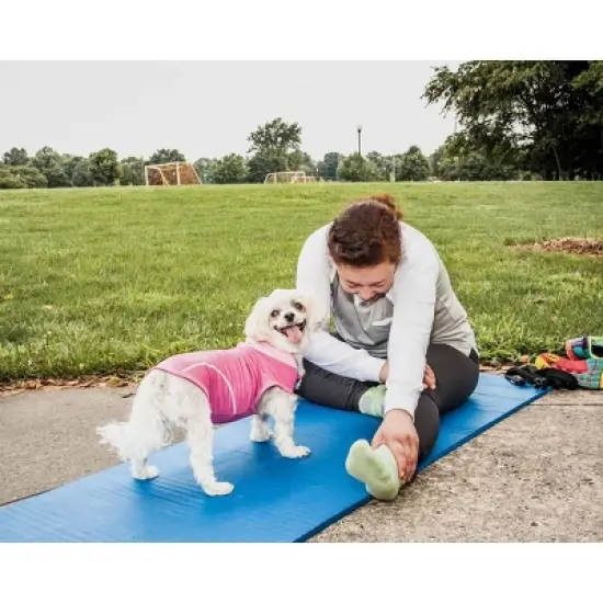 Pet Life Active Pull-Rover Premium 4-Way Stretch Two-Toned Sleeveless Hoodie Dog and Cat T-Shirt - Pink image {10}