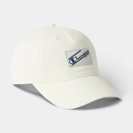 Champion Adult Pigment-Washed Twill Baseball Hat - White image {2}