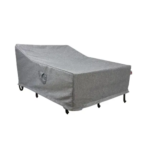 Summerset Shield Platinum 3-Layer Polyester Outdoor Chaise Lounge Cover - Grey Melange image {8}
