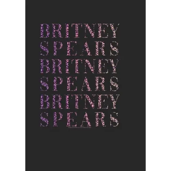 Women's Britney Spears Cheetah Repeating Name T-Shirt image {1}