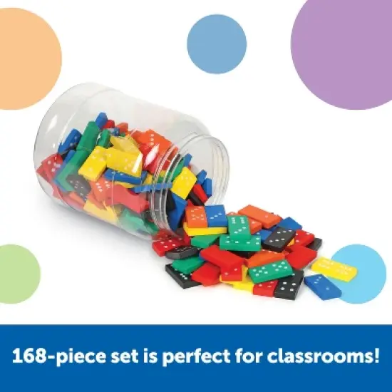 Learning Resources Double-Six Dominoes In Bucket, Ages 5+ image {2}
