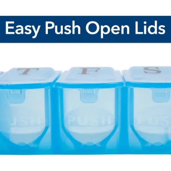 Apex Ultra Bubble-Lok 7-Day Pill Organizer, CASE OF 6 image {3}
