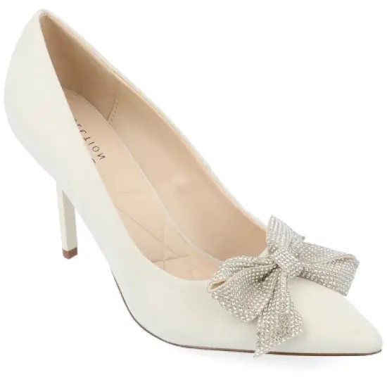 Journee Collection Womens Marcie Tru Comfort Foam Mid Heel Pointed Toe Pumps image {13}