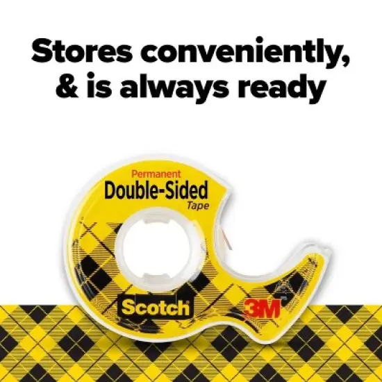 Scotch Permanent Double-Sided Tape .5" x 450" image {7}