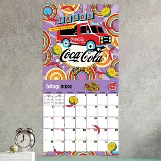 TF Publishing 2024 Wall Calendar 12"x12" Coco Cola: Festival of Life image {2}