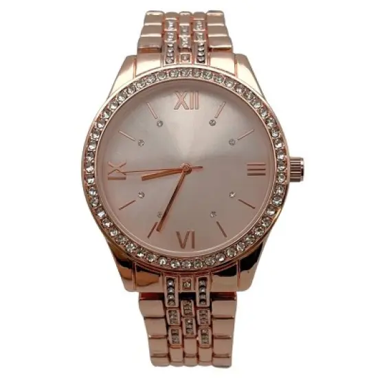 Olivia Pratt Everyday Rhinestones Elegant Look Women Watch image {5}