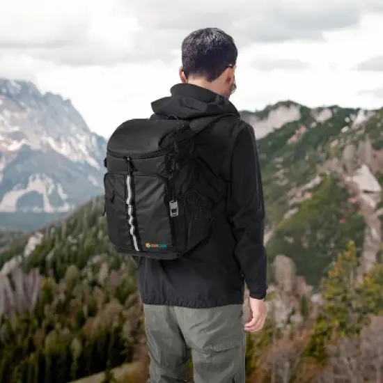 SUN CUBE Waterproof Soft Sided Cooler Backpack, Leakproof Insulated Portable for Camping Beach Travel Hiking Road Trip image {7}