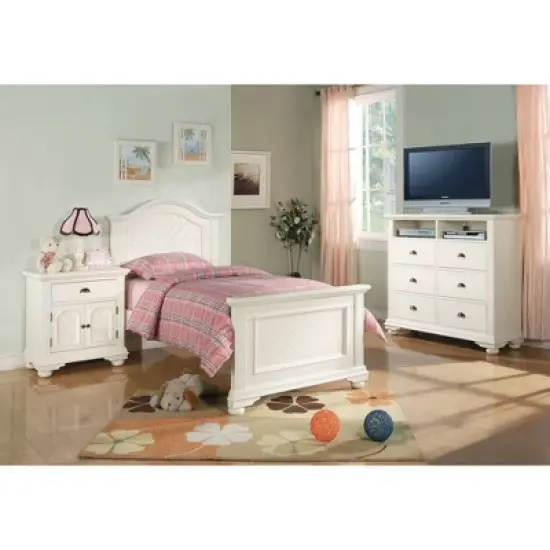 5pc Full Addison Panel Bedroom Set Dove White - Picket House Furnishings image {9}