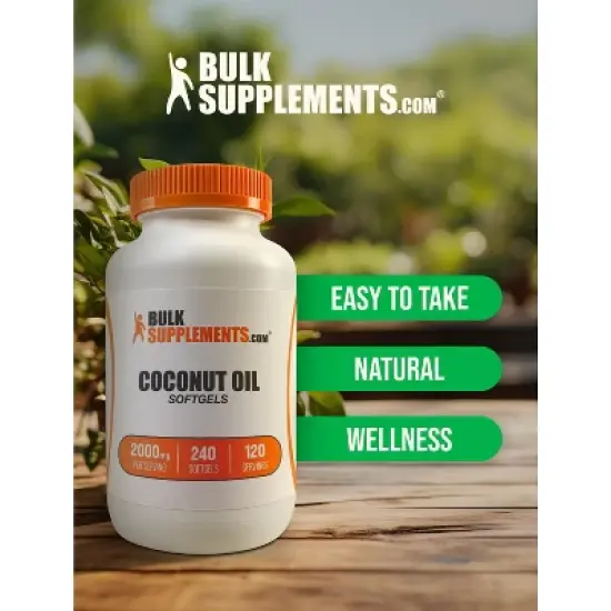 BulkSupplements Coconut Oil Softgels image {4}