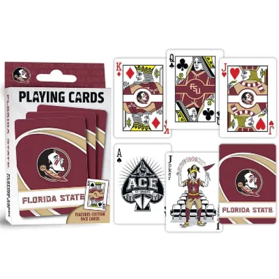 MasterPieces Officially Licensed NCAA Florida State Seminoles Playing Cards - 54 Card Deck for Adults image {3}