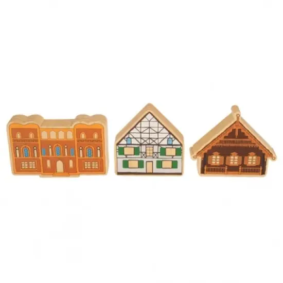 Trenak Trading Homes Around the World Wooden Blocks  - Set of 15 image {5}