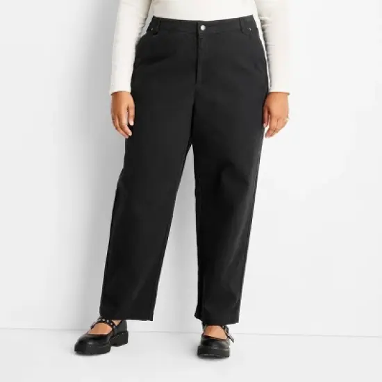 Women's Yoke Seam Straight Denim Pant - Future Collective&trade; with Reese Blutstein image {4}