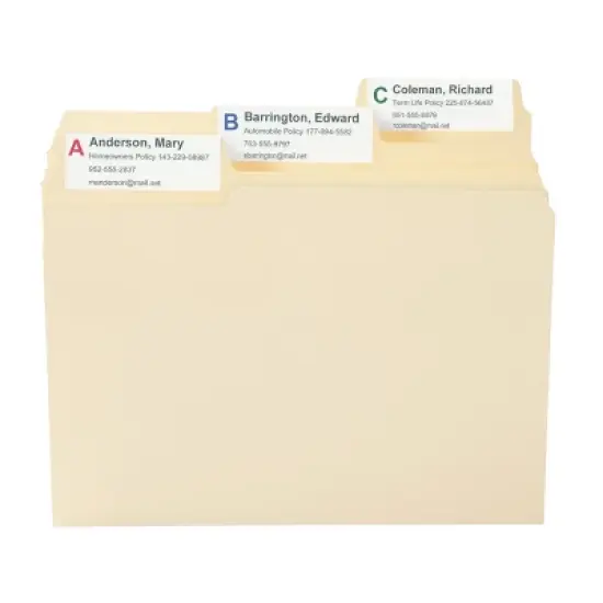 Smead SuperTab File Folder, Oversized Reinforced 1/3-Cut Tab, Guide Height, Letter Size, Manila, 100 Per Box (10395) image {7}