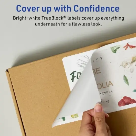 Avery TrueBlock Matte White Paper Labels,  5" x 7" Rectangle image {2}