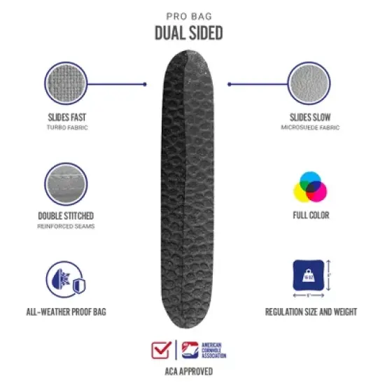 Gameday Ohio Synergy Pro Gray Cornhole Bags (Set of 4) image {2}