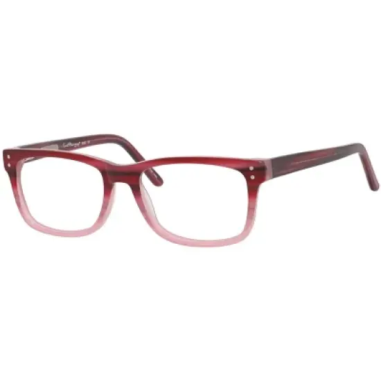 Ernest Hemingway H4682 53mm Unisex Acetate Rectangular Designer Eyeglasses OR Blue Light Filter OR Reading Glasses in Blonde Yellow Brown Fade image {3}