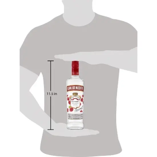 Smirnoff Raspberry Flavored Vodka - 750ml Bottle image {7}