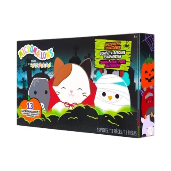 Squishmallows 2.5" Halloween Calendar Plush - 13pk: Stuffed Animals Variety Set, Polyester Material image {3}