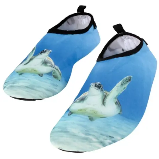 Hudson Baby Kids and Adult Water Shoes for Sports, Yoga, Beach and Outdoors, Sea Turtle image {3}