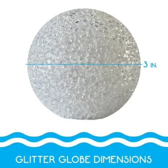 RIPPLE LED Glitter Globe &ndash; 3" Color-Changing Pool Light, D&eacute;cor Orb, Indoor/Out image {2}